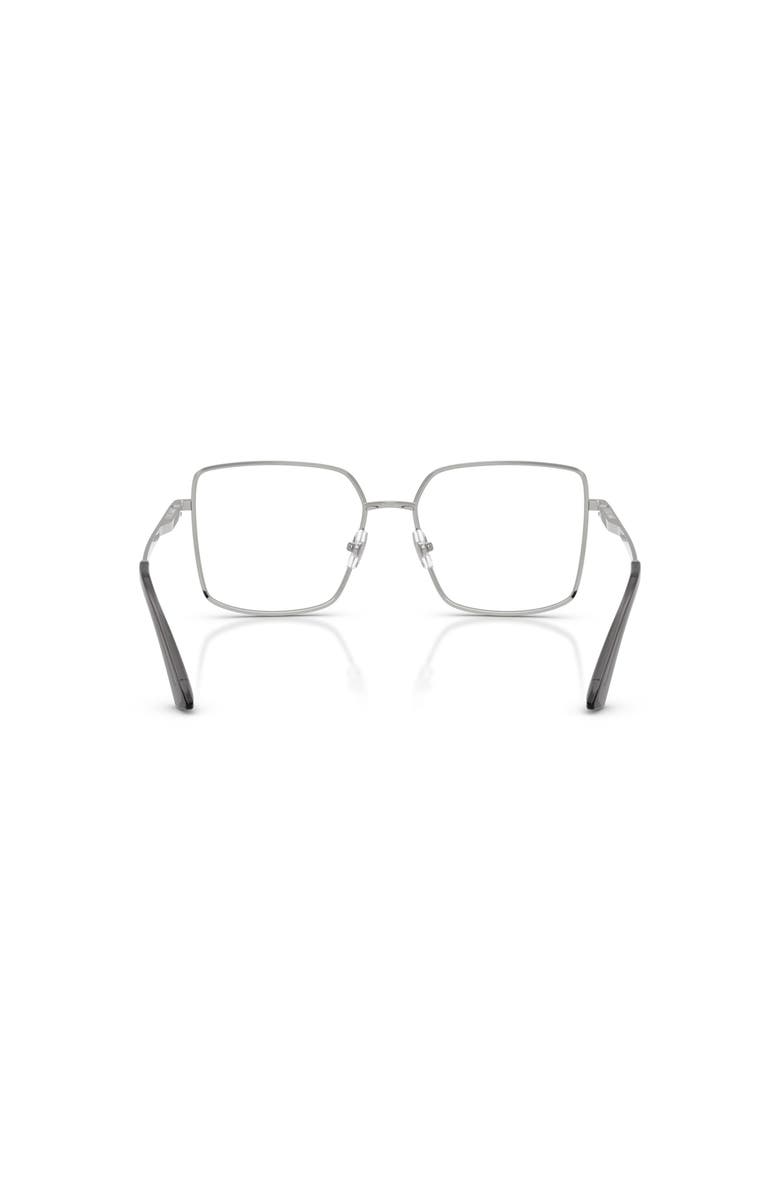 Jimmy Choo 53mm Square optical glasses, Alternate, color, Silver