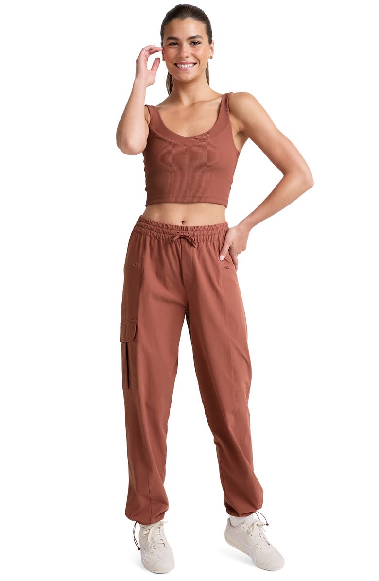 Beyond Yoga Peak Pants, Alternate, color, Opulent Auburn