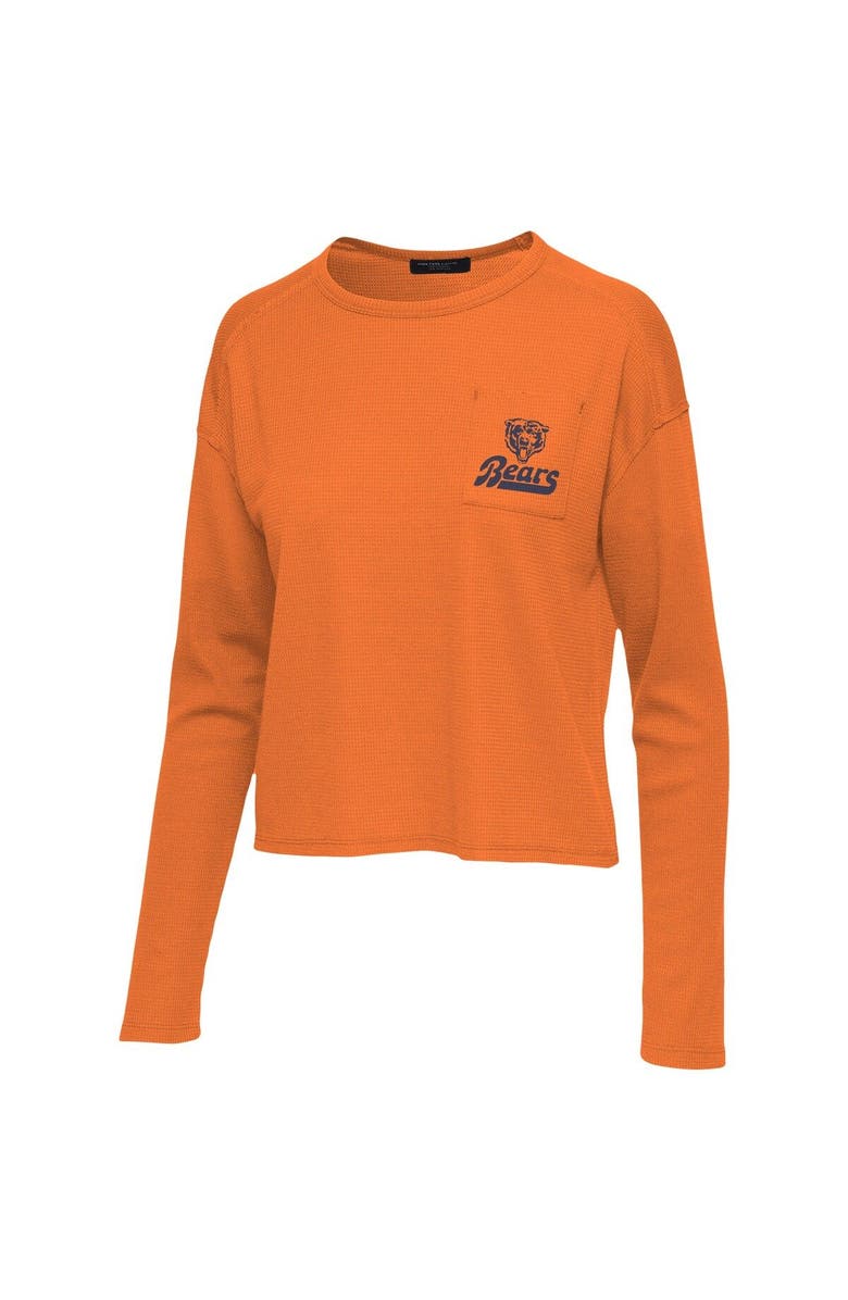 Junk Food Women's Junk Food Orange Chicago Bears Pocket Thermal Long Sleeve T-Shirt, Alternate, color, 