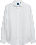 johnnie-O McCarthy Solid Linen Blend Button-Up Shirt