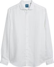 johnnie-O McCarthy Solid Linen Blend Button-Up Shirt