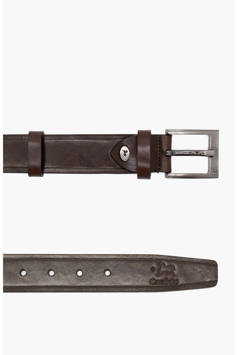 Gentleman 550 Leather Belt, Alternate, color, Brown