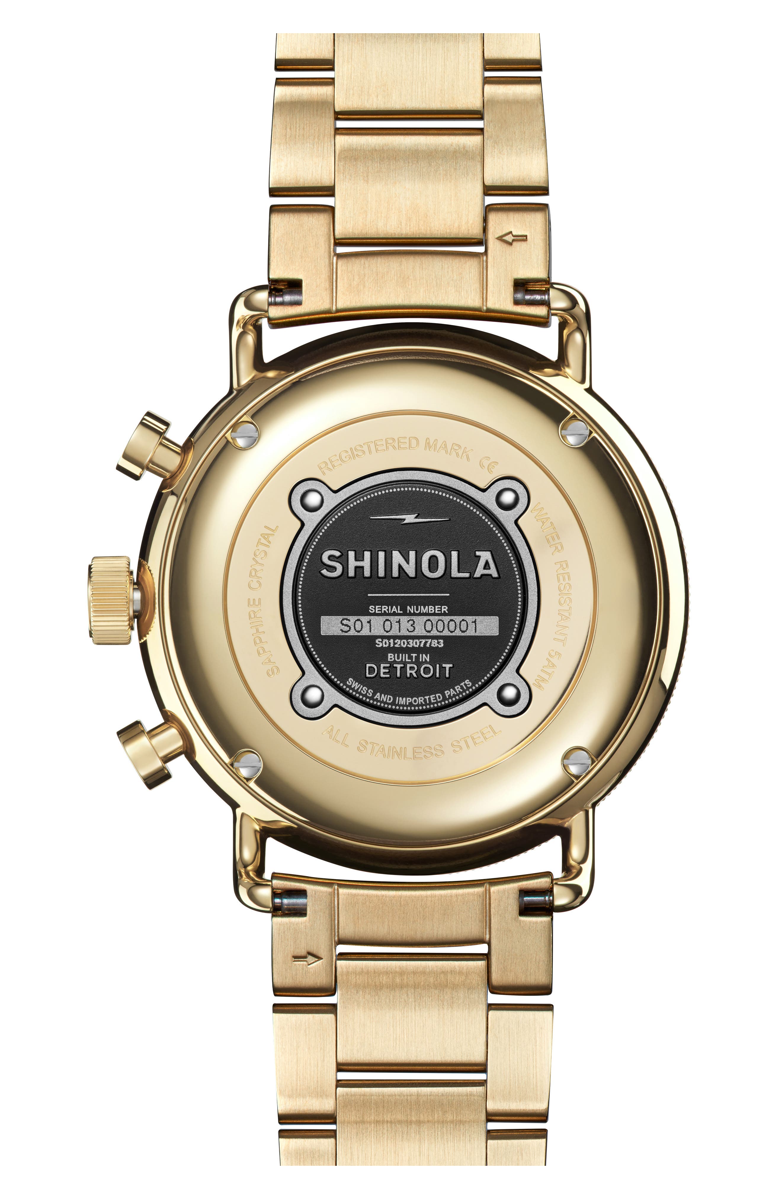 SP-47LD ゴールド Shinola Canfield Sport Chronograph Bracelet Watch, 40mm (Women
