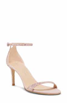 Stuart Weitzman Nudist Shine 75 Sandal