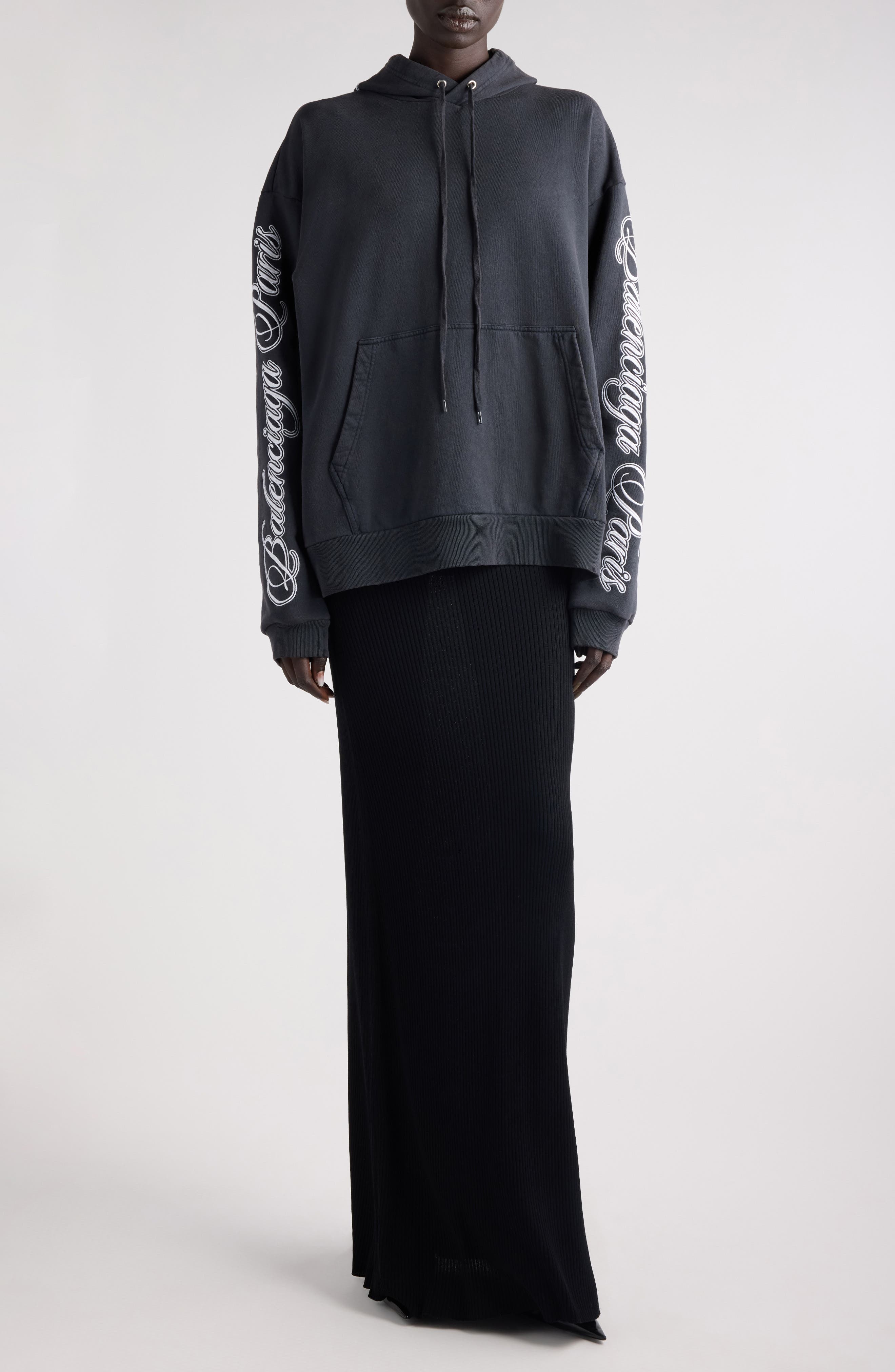Rib Maxi Skirt - image 2