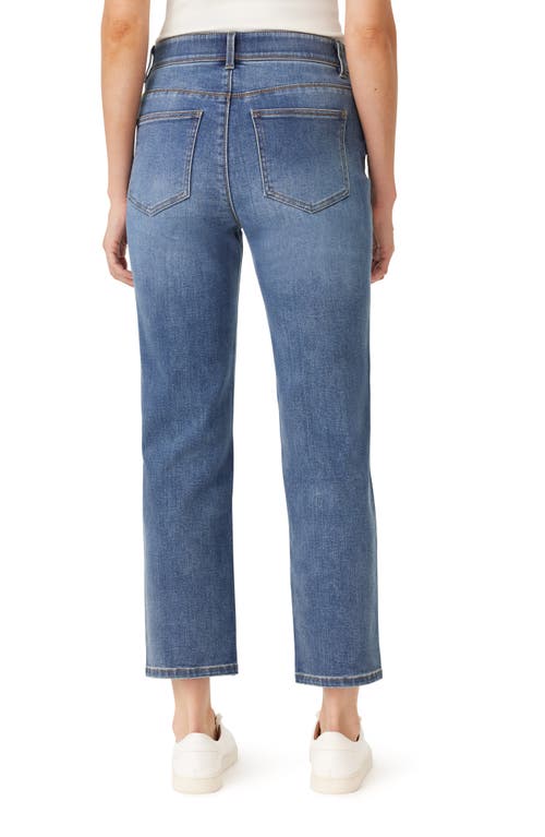 Curve Appeal Rae High Waist Straight Leg Jeans In Capri