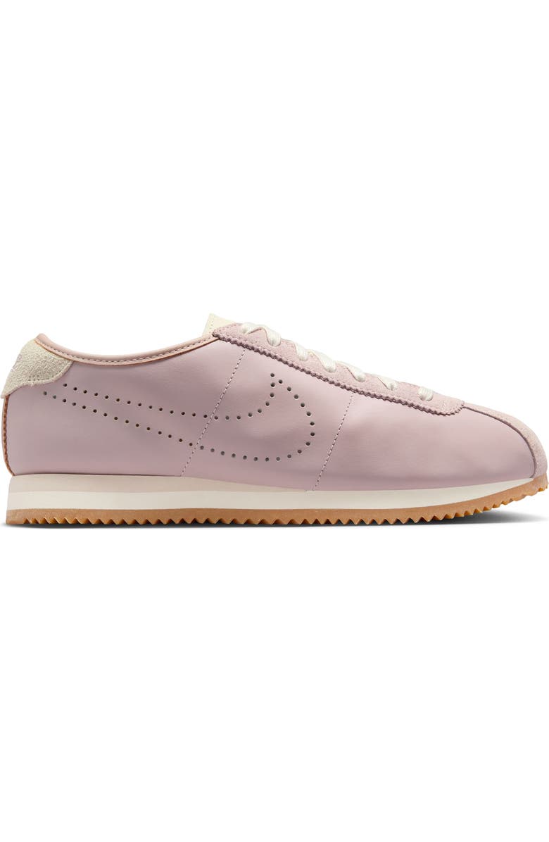 Nike Cortez Leather Sneaker, Alternate, color, Particle Rose/ Brown/ Sail
