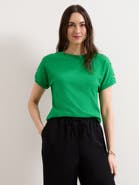 Phase Eight Suzie Shoulder-Button Relaxed T-Shirt