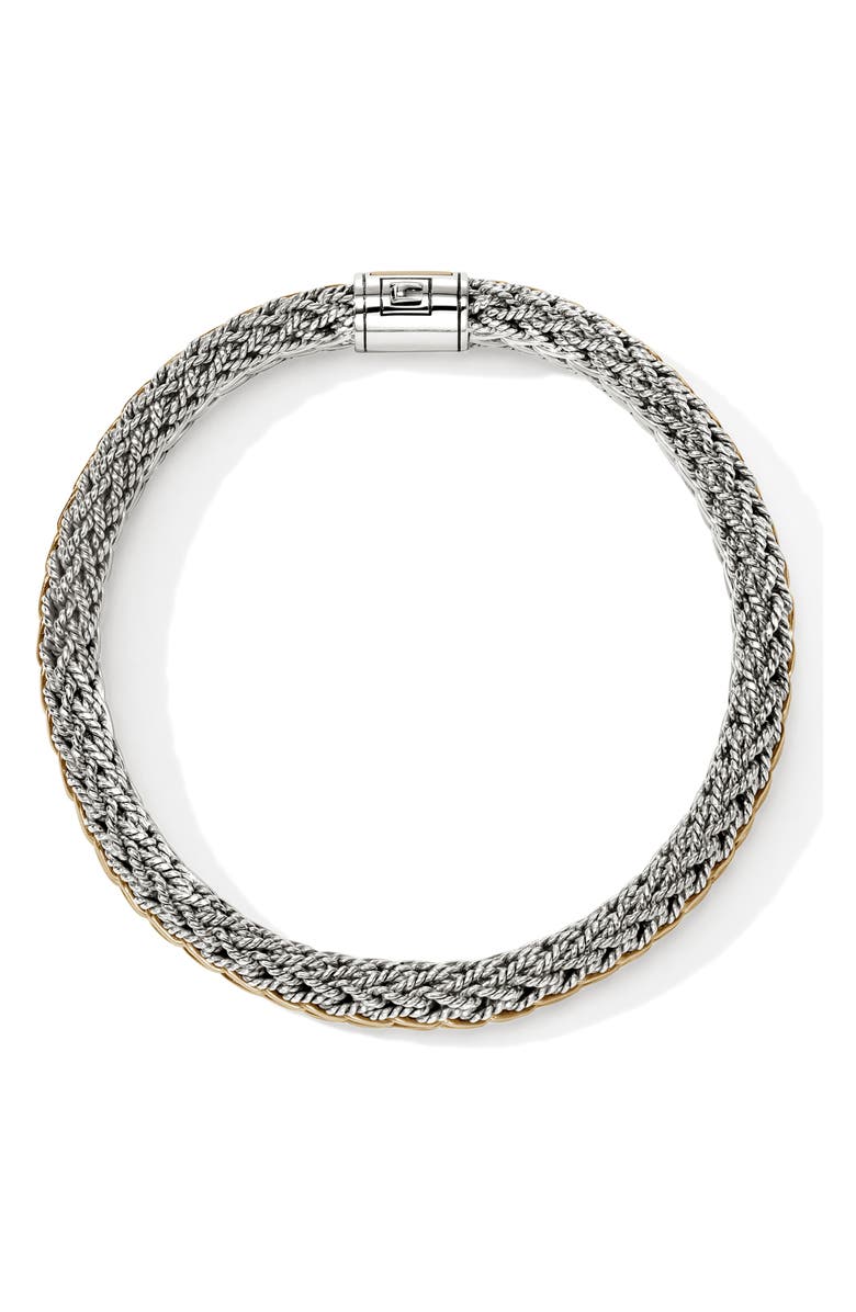 John Hardy Icon Reversible Bracelet, 7.5mm, Alternate, color, Silver And Gold