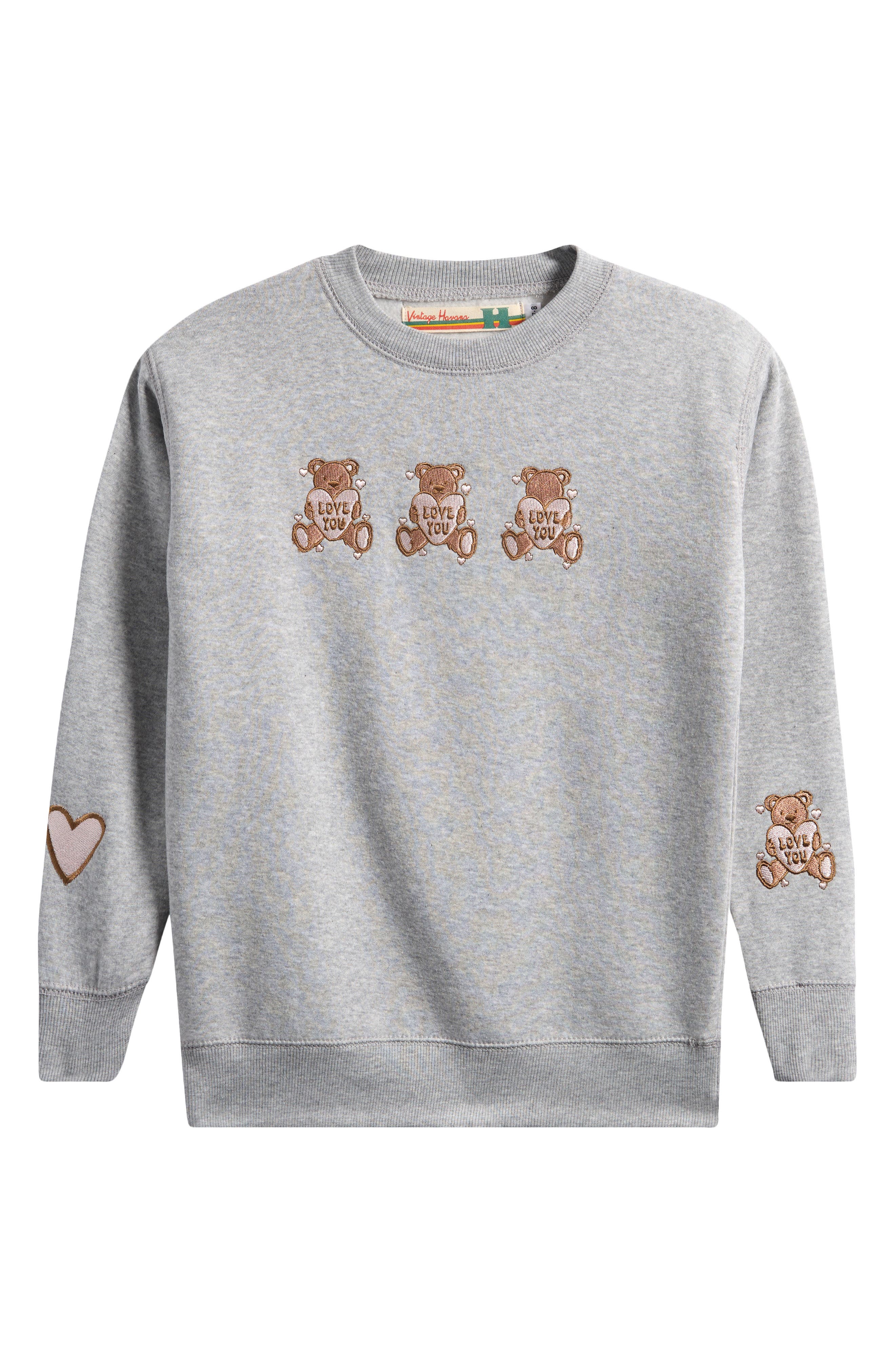 Vintage Havana Kids' Love You Bear Sweatshirt