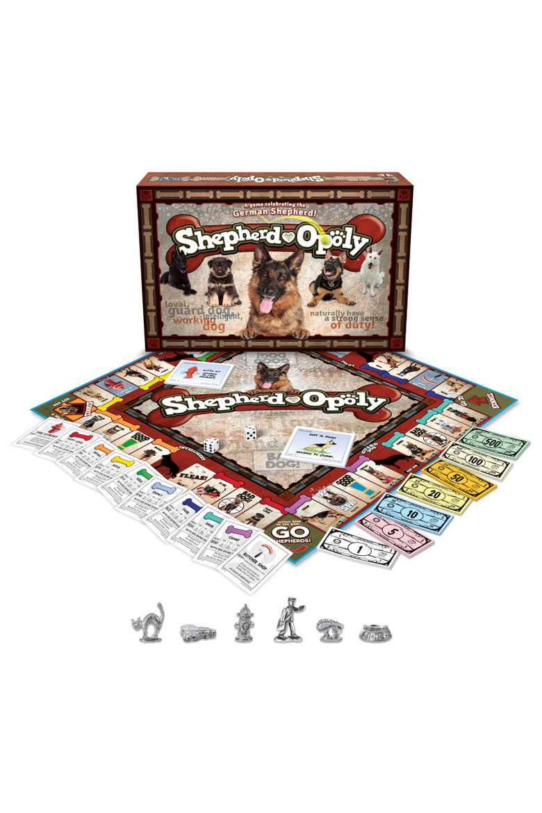 German Shepherdopoly Monopoly Board Game, Main, color, Multicolored