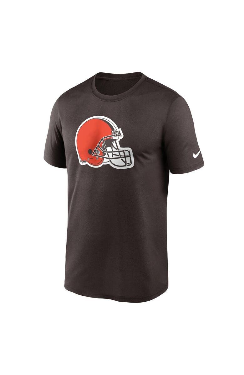 Nike Men's Nike  Brown Cleveland Browns Legend Logo Performance T-Shirt, Alternate, color, Brown
