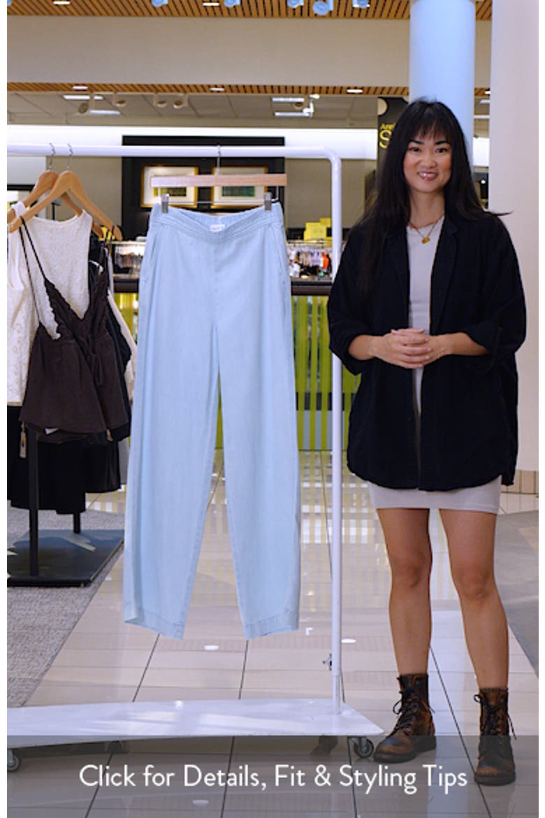 Catalina Stitch Detail Pull-On Pants video