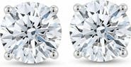Bliss Diamond Certified 3Ct TW Diamond Studs 14k Gold Screw Backs Lab Grown