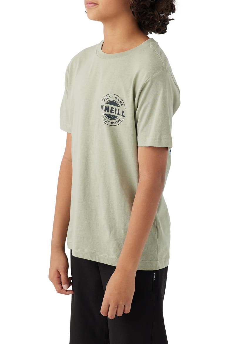 Kids' Coin Flip Graphic T-Shirt, Alternate, color, SEAGRASS