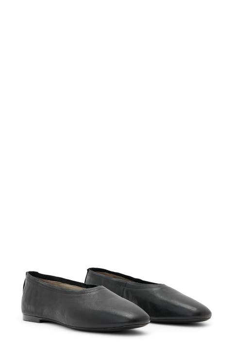 Hailee Leather Flat