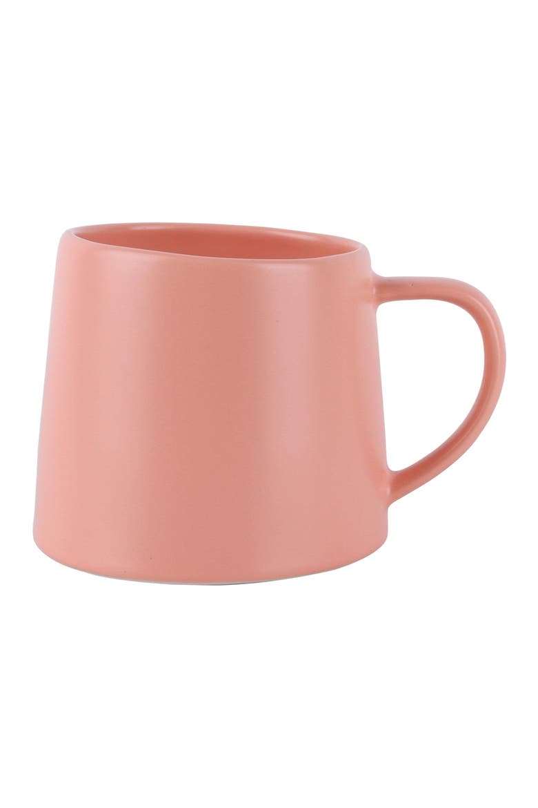 Delilah Porcelain 6-Piece Mug Set, Main, color, Peach