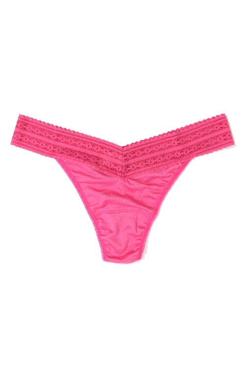Hanky Panky Original Rise Lace Trim Thong