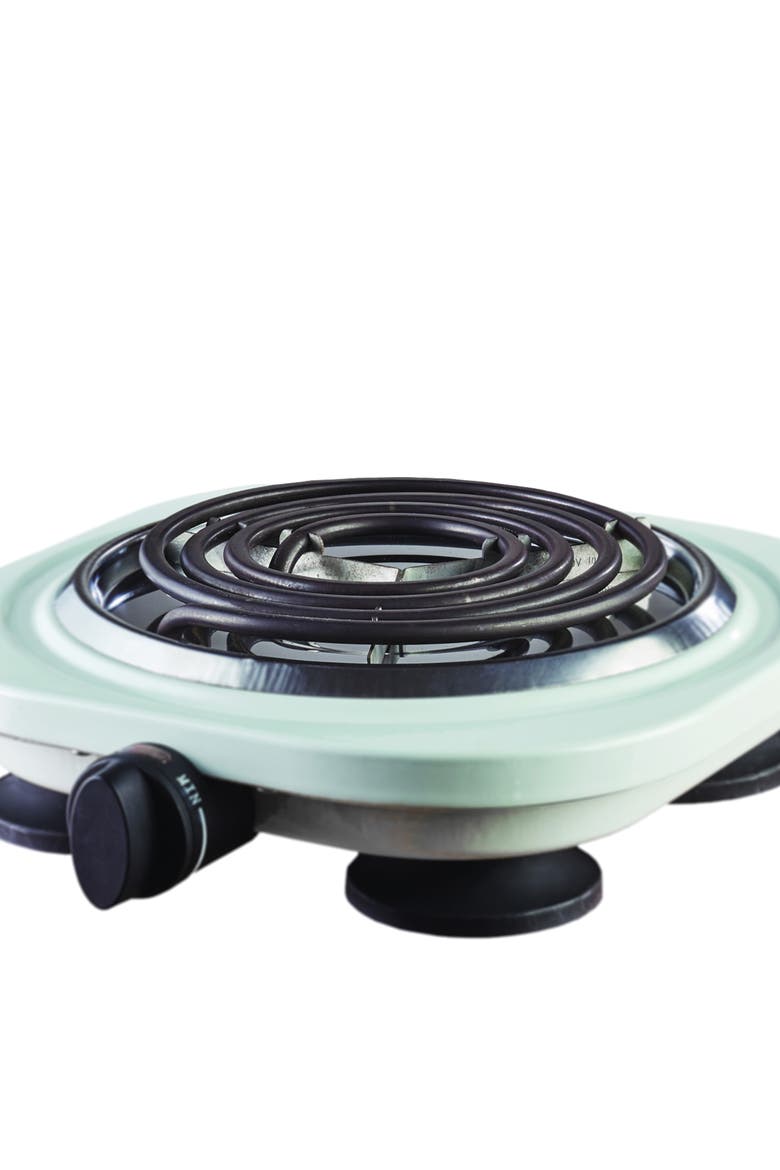 Electric 1000W Single Burner, Alternate, color, White