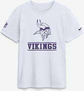 Nike Men's Nike White Minnesota Vikings Sideline Final Sprint Dri-FIT T-Shirt