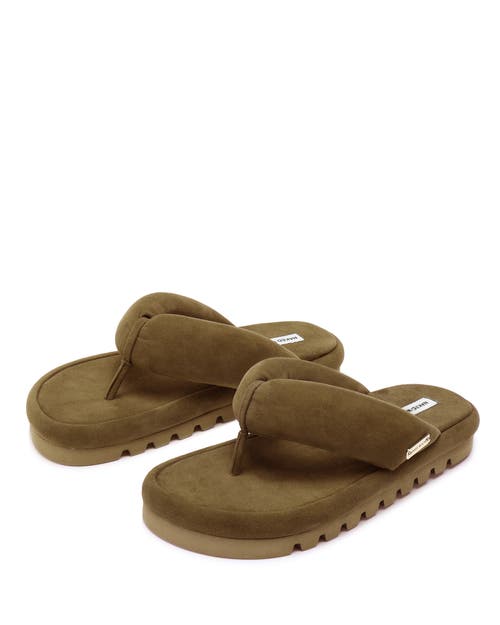Naked Wolfe Hilary Leather Sandal In Brown