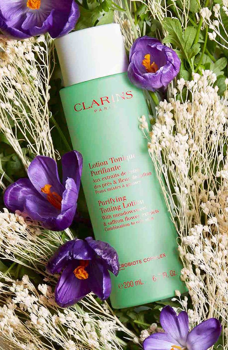 Clarins Purifying Toning Lotion with Meadowsweet, Alternate, color, 