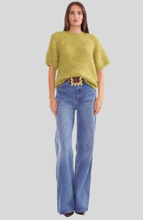 Cynthia Rowley Kendal Knit Sweater In Green