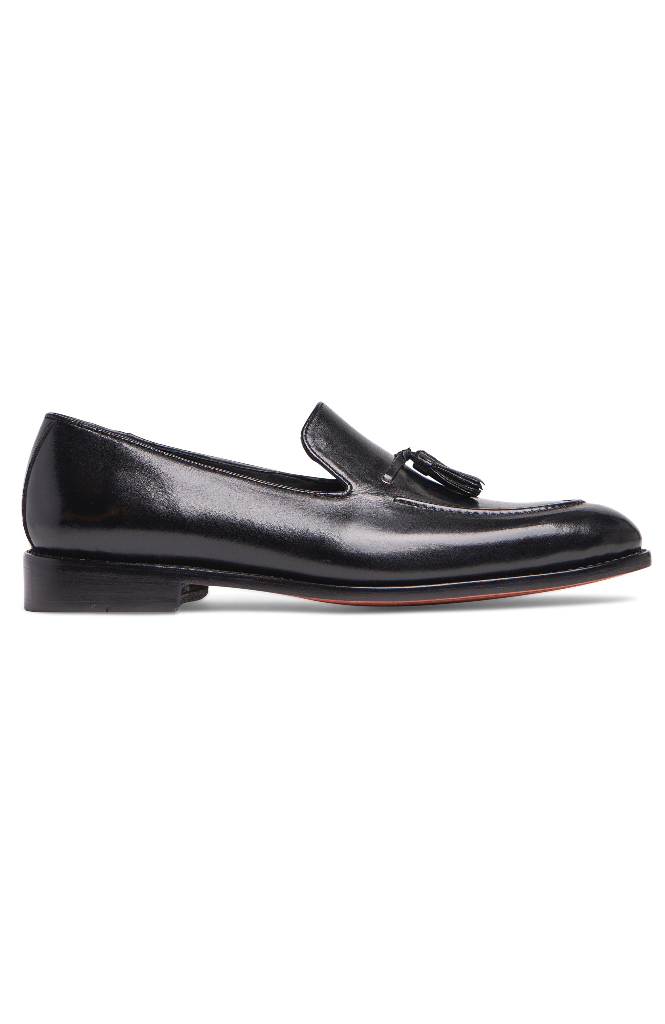 Anthony Veer Kennedy Tassel Loafer, Alternate, color, Black
