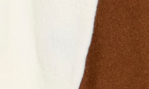 Sanctuary Throw Me On Colorblock Sweater In Brown