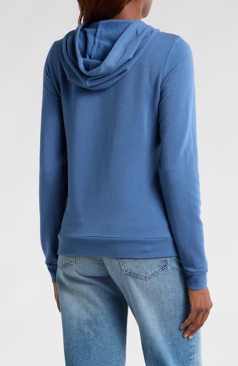 Marine Layer Afternoon Full Zip Hoodie, Alternate, color, Faded Navy