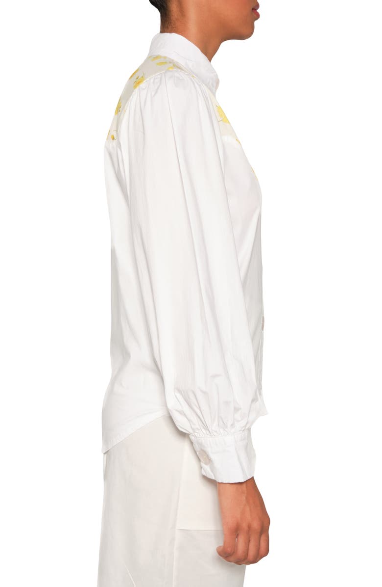 The Lulo Project Alamo Floral Panel Shirt, Alternate, color, Mini Daisy