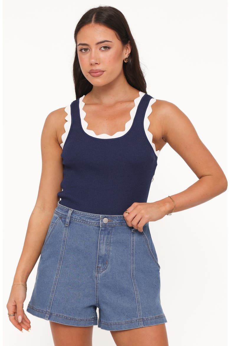 Denim Shorts, Alternate, color, MEDIUM WASH