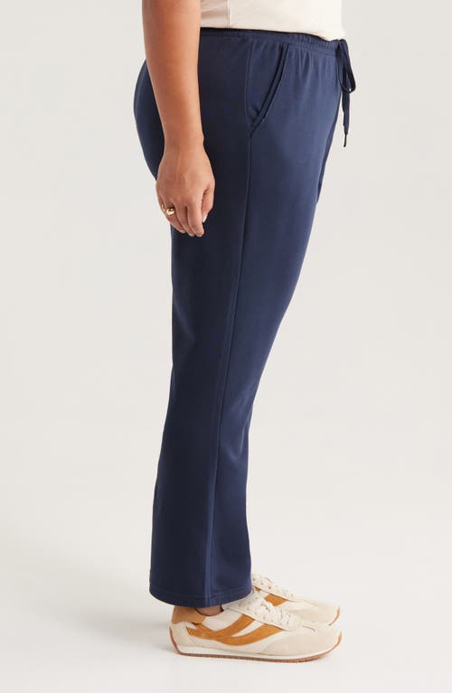 Caslonr Caslon(r) Drawstring Terry Flare Pants