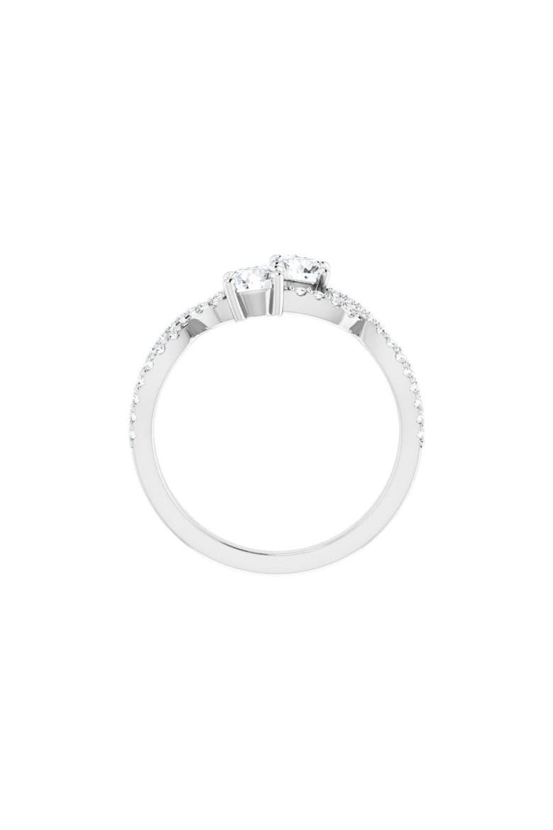 3/4 CT Natural Diamond Two-Stone Ring in 14K Gold, Alternate, color, No Color
