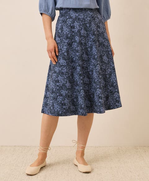 Fit 
Flare Midi Skirt