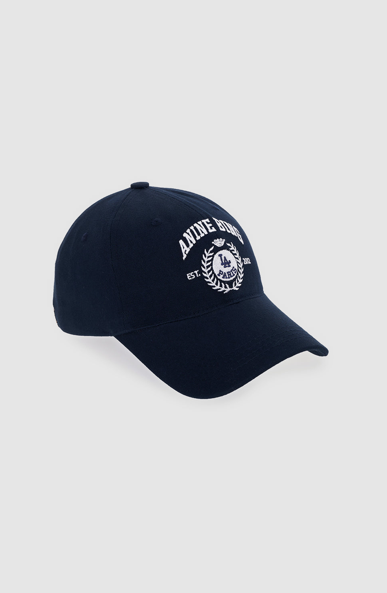 ANINE BING Jeremy Collegiate Baseball Cap, Alternate, color, Navy Blue