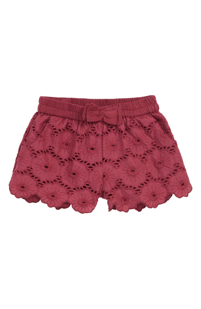 Peek Aren't You Curious Peek Christy Eyelet Embroidered Shorts, Main, color, 