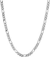 HMY JEWELRY Stainless Steel Figaro Chain Necklace