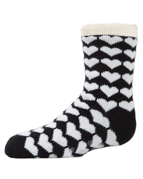 Hearts Galore Girl's Cozy Non-Slip Socks (Big Kid)