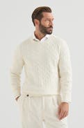 Brunello Cucinelli Cashmere cable knit sweater