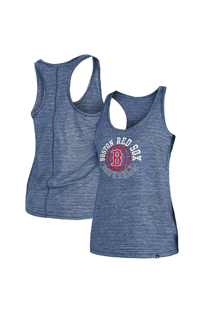 New Era Women's New Era Navy Boston Red Sox Active Racerback Tank Top, Main, color, 