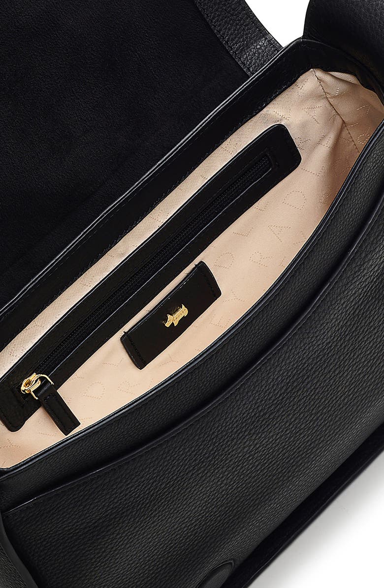 Radley Westwell Lane Medium Flapover Crossbody Bag, Alternate, color, Black