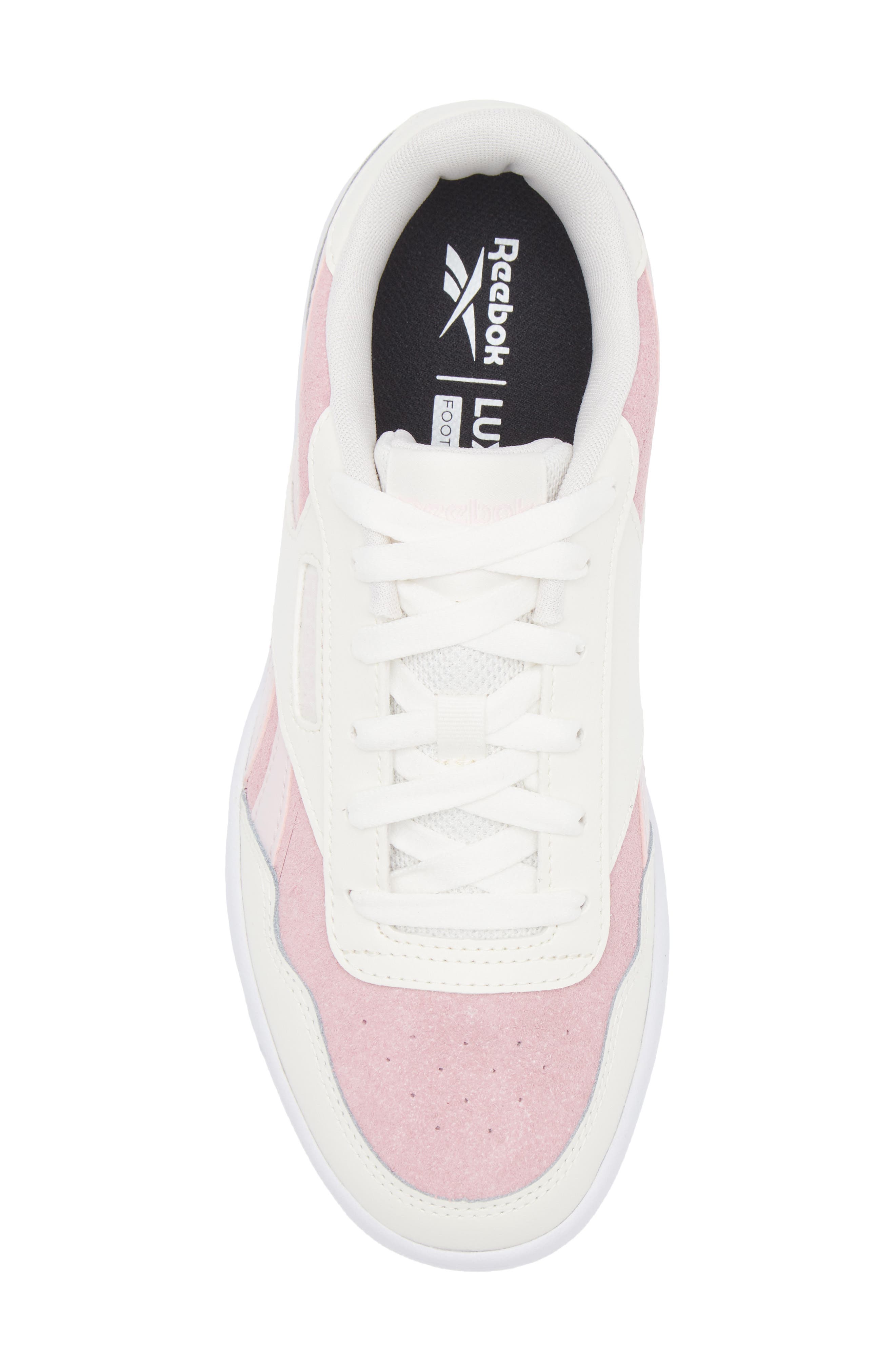 Reebok Court Advance Sneaker, Alternate, color, White Chalk Pink