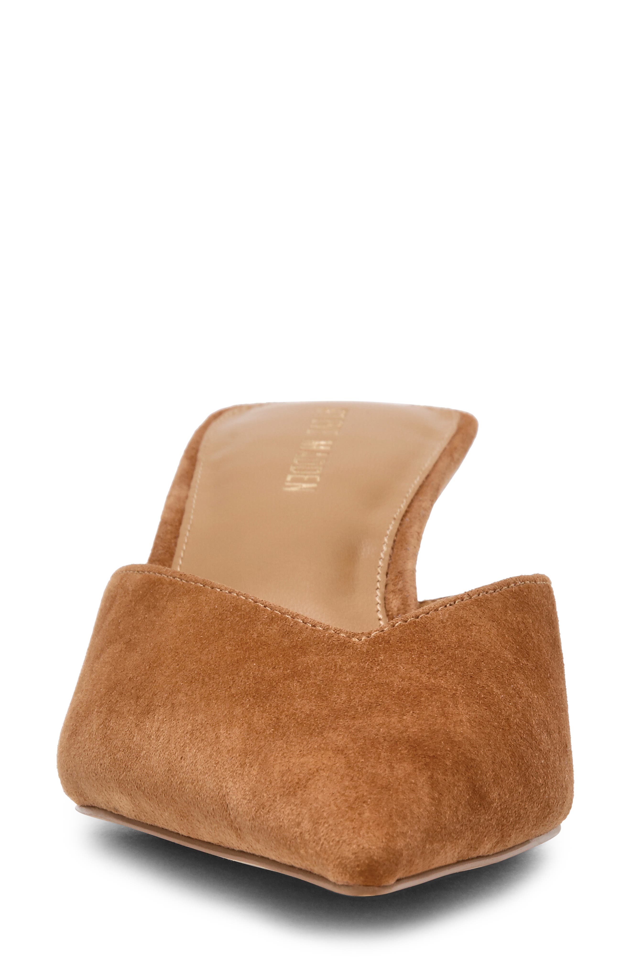 Mod Pointed Toe Mule Pump, Alternate, color, CHESTNUT SUEDE