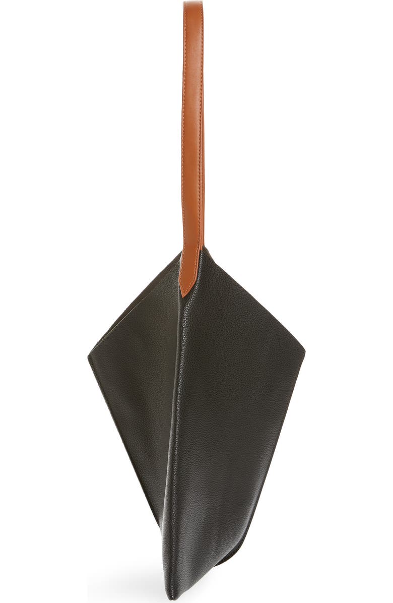 BP. Center Seam Faux Leather Tote, Alternate, color,