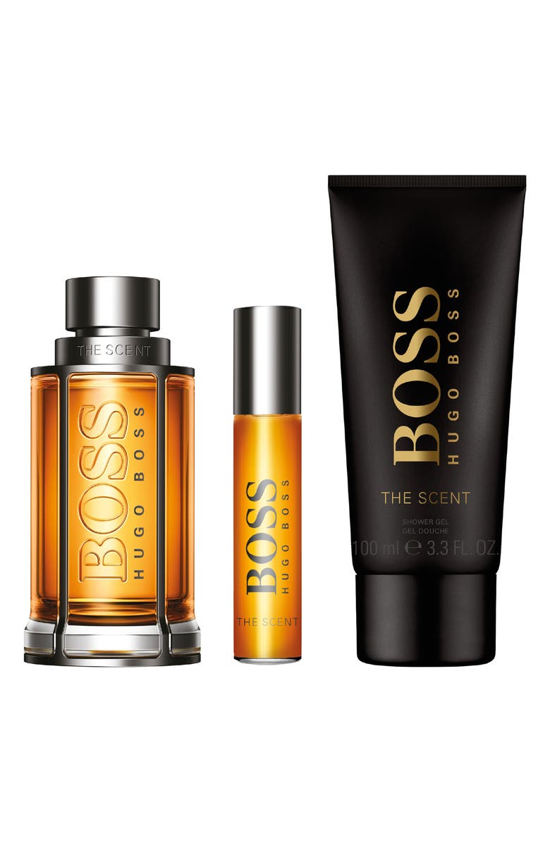 HUGO The Scent Eau de Toilette 3-Piece Gift Set $186 Value, Alternate, color,