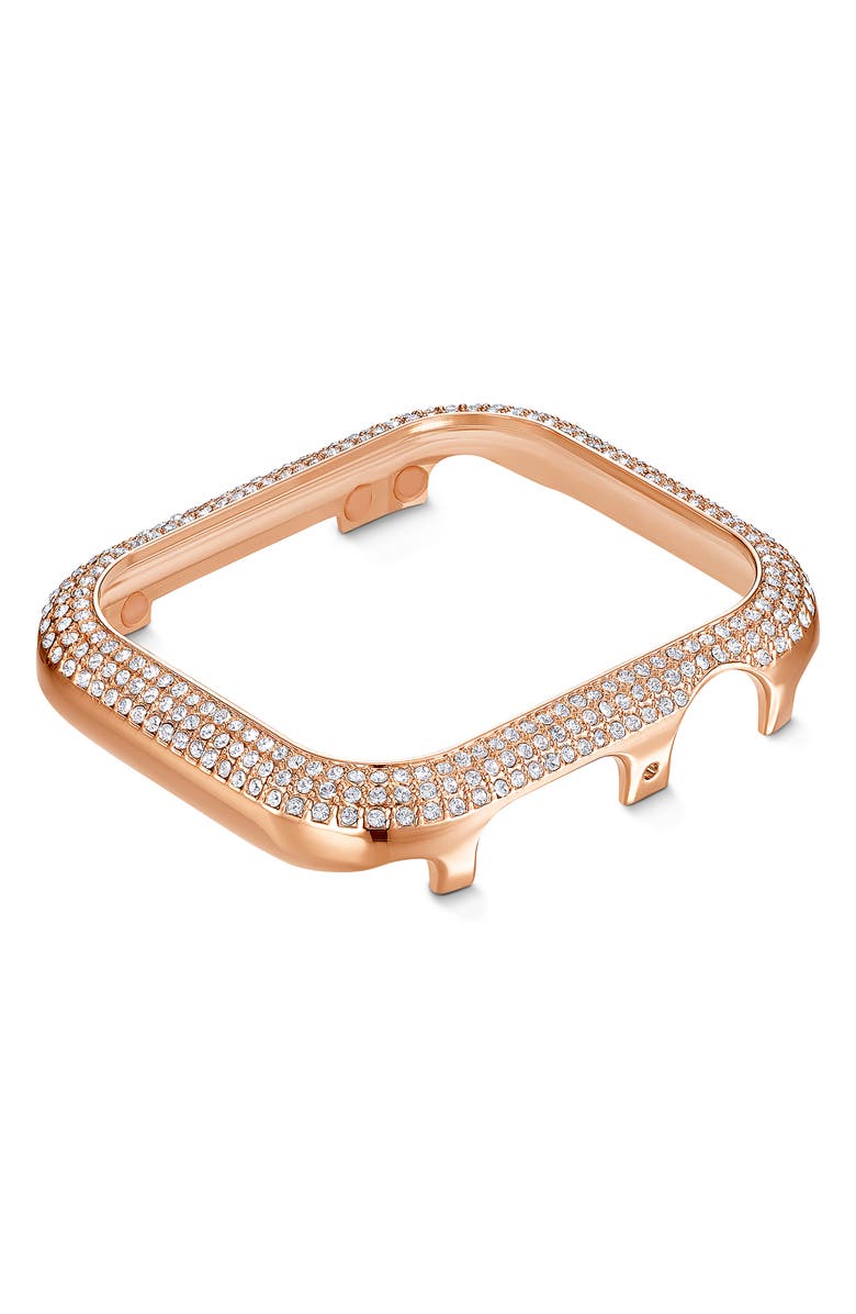 Swarovski Pavé 40mm Apple Watch<sup>®</sup> Case Attachment, Alternate, color, Rose Gold