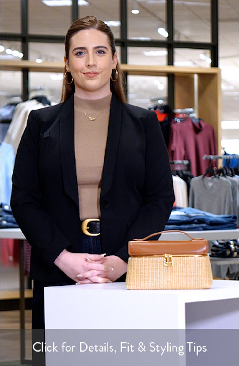 Thea Woven Top Carry Handle Crossbody Bag, sales video thumbnail