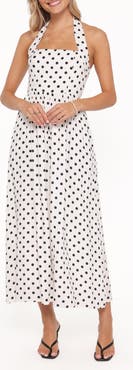 Petal & Pup Gemini Polka Dot Halter Dress