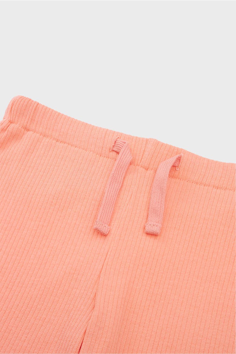 Organic Cotton Slim Flare Ribbed Pant, Alternate, color, Desert Flower